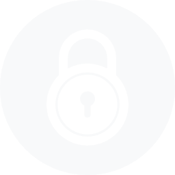 White lock icon